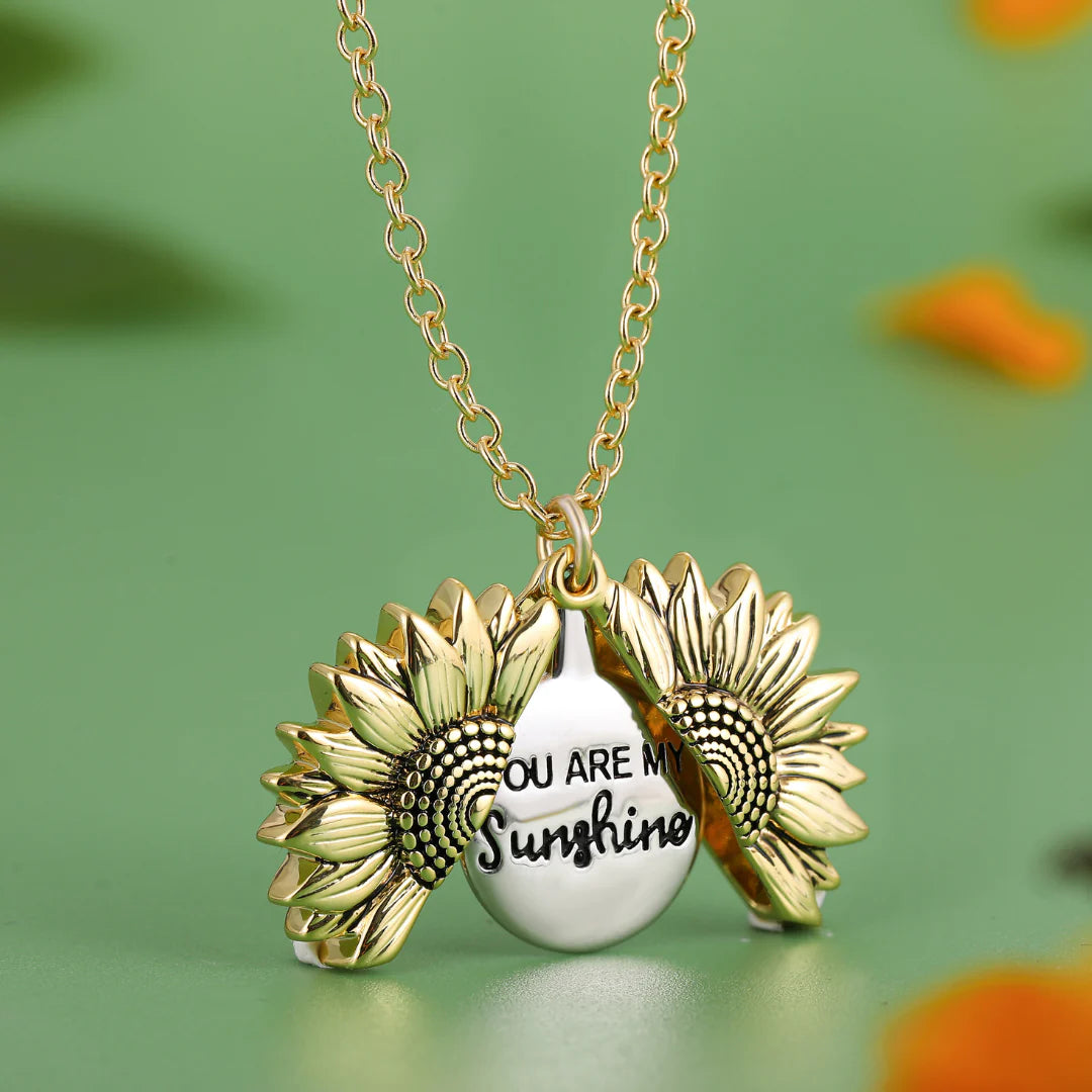 My Sunshine Sunflower Necklace