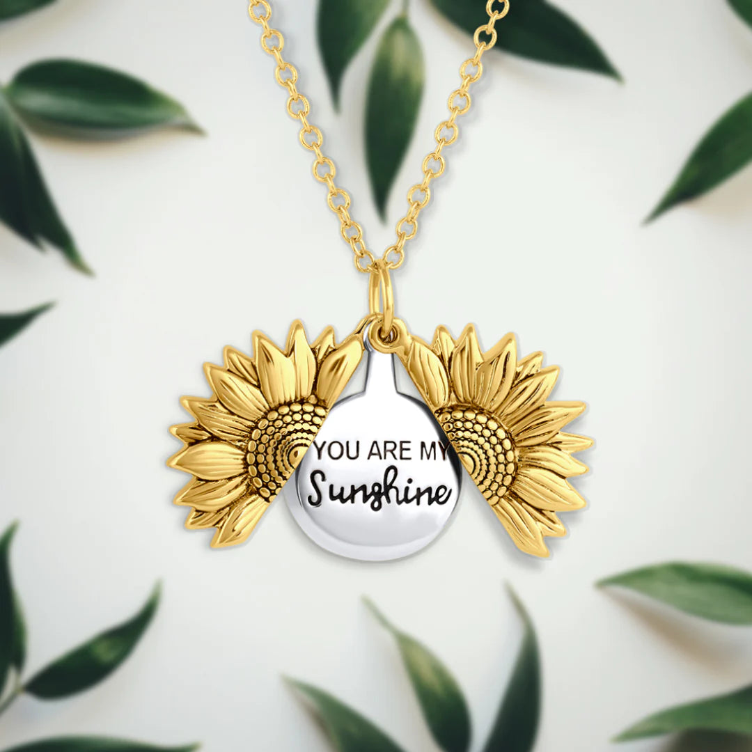 My Sunshine Sunflower Necklace